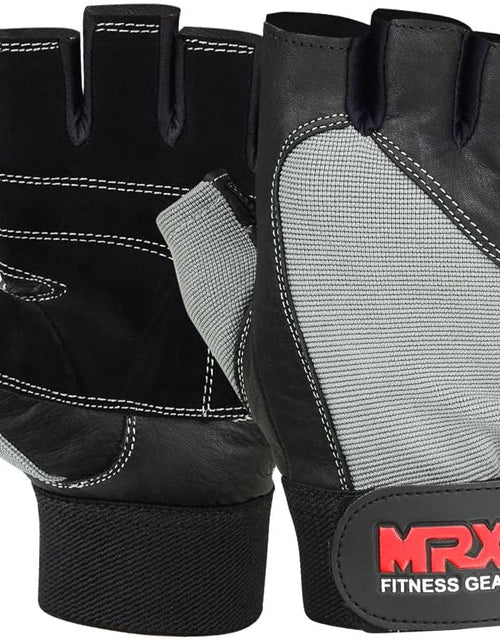 Load image into Gallery viewer, Weight Lifting Gloves Gym Training Bodybuilding Fitness Glove Workout Men &amp; Women Grey S
