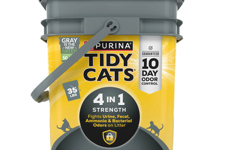 Purina  4-In-1 Strength Clumping Cat Litter, Floral Scent, 35 Lb Pail