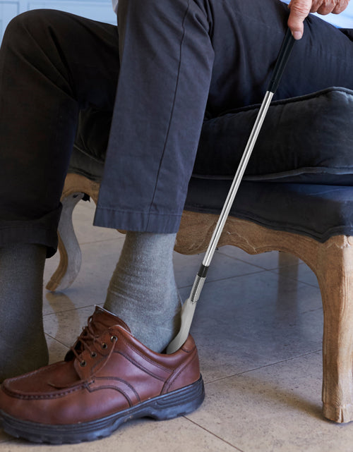 Load image into Gallery viewer, Flexible Shoe Horn Extendable Handle
