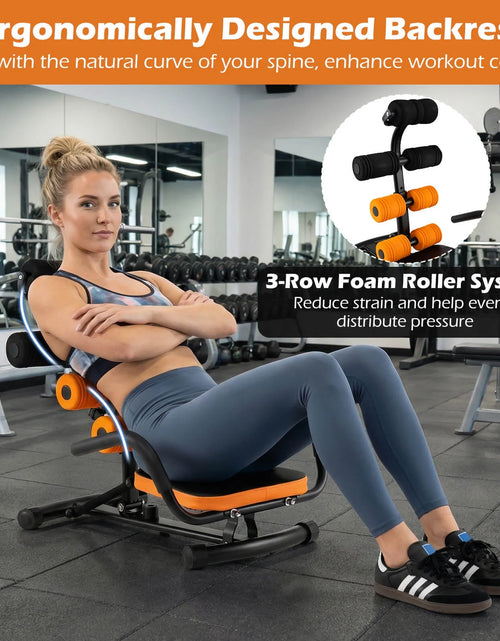 Load image into Gallery viewer, Core Ab Trainer Bench Abdominal Stomach Exerciser Workout Gym Fitness Machine
