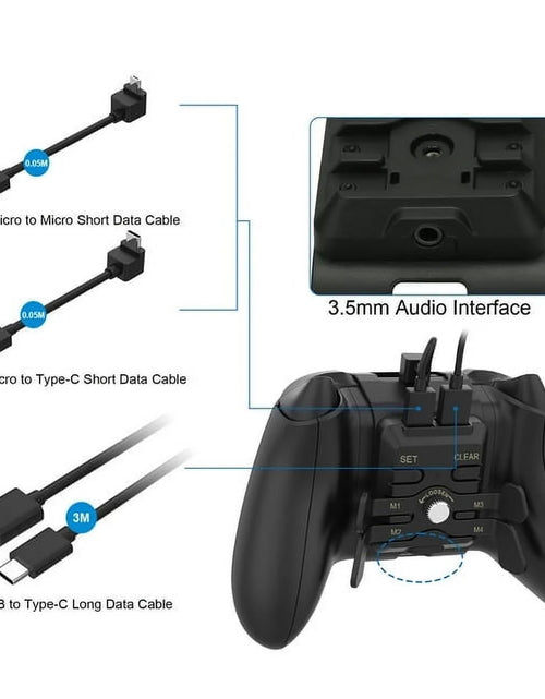 Load image into Gallery viewer, Paddles for ,  Controller Paddles, Controller Back Button Attachment Fit for  Series X/ S,  One,  One S/ X Controller, Black

