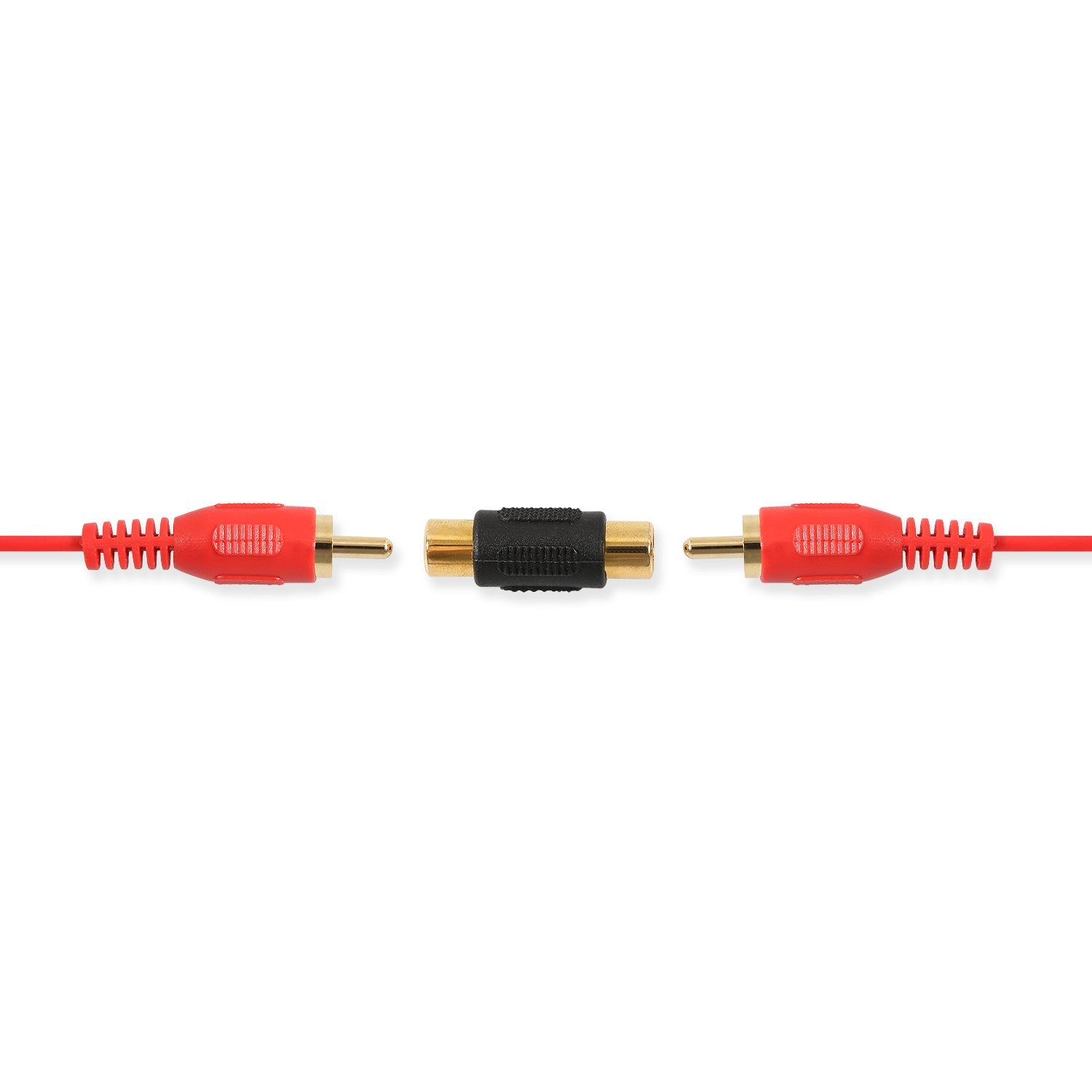 [10 Pack] RCA Female to Female Coupler Audio Video Gold Adapter, for Phono,Speaker,Rca Cable,Amplifier