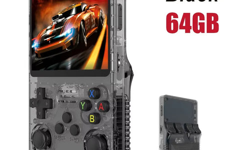 Open Source R36S Retro Handheld Video Game Console Linux System 3.5 Inch IPS Screen Portable Pocket Video Player 64GB 128G Games