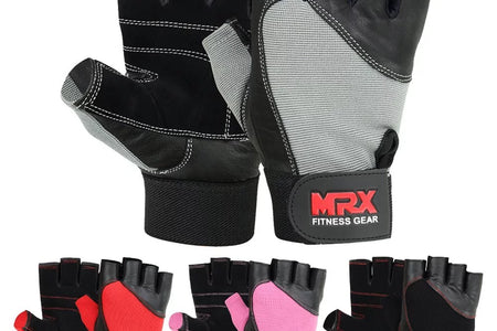 Weight Lifting Gloves Gym Training Bodybuilding Fitness Glove Workout Men & Women Grey S