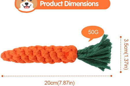 5 Pieces Dog Chew Toys, Safe Durable Puppy Teething Chewing Braided Toys, Medium Large Pet Dog Cotton Knot Paws Fun Molar for Clean Teeth Healthy