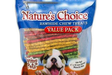 Loving Pets  Rawhide Chew Treats for Dogs, 100.0 PACK