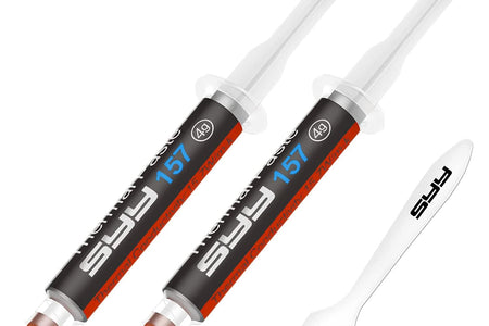 Thermal Paste,  2 Grams CPU Paste Thermal Compound Paste Heatsink for Ic/Processor/Cpu/All Coolers, 15.7W/M.K Carbon Based High Performance, Thermal Interface Material, CPU Thermal Paste
