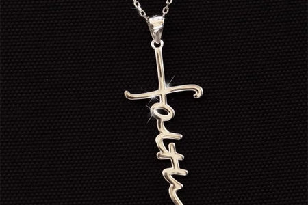 Stainless Steel Custom Cross Name Necklace Chain Letter Choker Necklace for Women Fashion Jewelry Gift