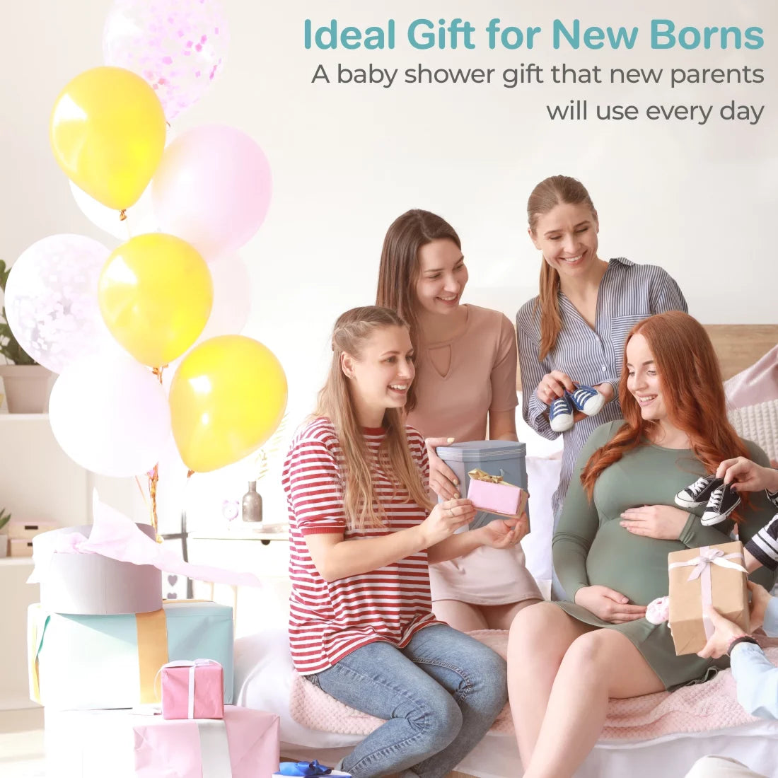 Juego De Toallas Con Capucha Para Baño Y Paños Para Bebés, Juego De Regalo De 23 Piezas, Butterfly Rosa