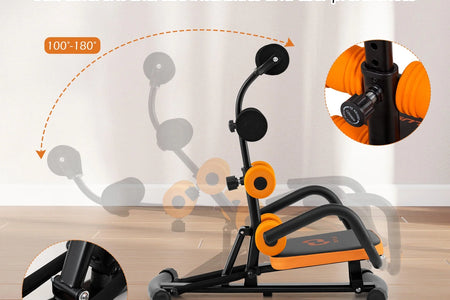 Core Ab Trainer Bench Abdominal Stomach Exerciser Workout Gym Fitness Machine