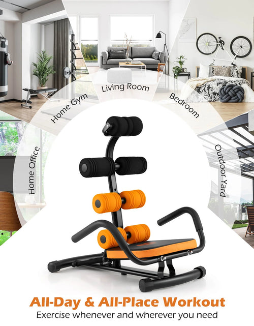 Load image into Gallery viewer, Core Ab Trainer Bench Abdominal Stomach Exerciser Workout Gym Fitness Machine
