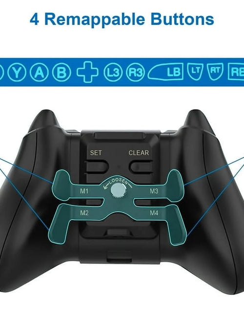 Load image into Gallery viewer, Paddles for ,  Controller Paddles, Controller Back Button Attachment Fit for  Series X/ S,  One,  One S/ X Controller, Black
