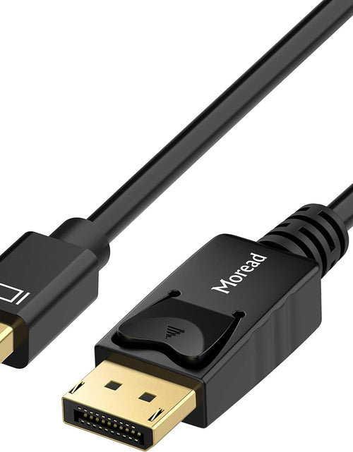 Load image into Gallery viewer, Mini Displayport to Displayport Cable, 6 Feet, Gold-Plated Displayport to Mini Displayport (4K@60Hz, 2K@144Hz) Mini DP to DP Display Cable - Black
